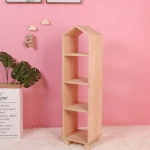 ขาย ชั้นวางของอเนกประสงค์สไตล์มินิมอล Wooden Decorative Book Shelf ราคา