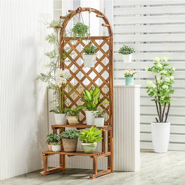 ขาย ชั้นวางกระถางต้นไม้ สไตล์ยุโรป European Garden Shelf ลดราคา