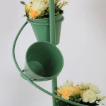 ขาย ชั้นวางกระถางต้นไม้บันไดวน Metal Flower Stand ราคา