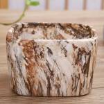 ขาย กระถางต้นไม้มงคลลายหินอ่อน Marble Flower Pot ลดราคา