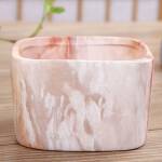 ขาย กระถางต้นไม้มงคลลายหินอ่อน Marble Flower Pot ลด ราคา