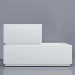 โต๊ะข้าง พร้อมลิ้นชัก สไตล์มินิมอล Size M สีขาว ราคาพิเศษ