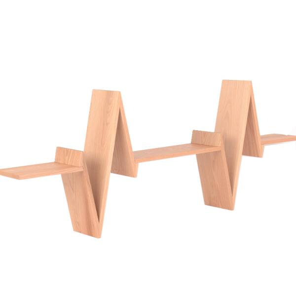 ขาย ชั้นวางหนังสือติดผนัง Heart Rate Wall Hanger พิเศษ