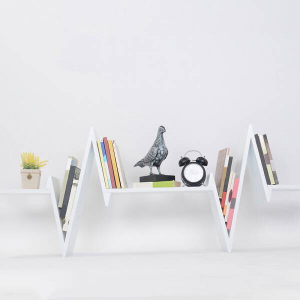 ขาย ชั้นวางหนังสือติดผนัง Heart Rate Wall Hanger ราคา