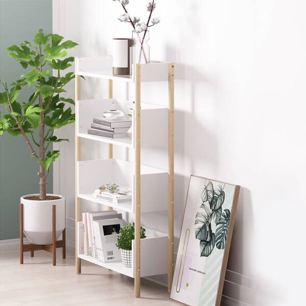 ขาย ชั้นวางของไม้ Multi-layer Wooden Storage ลด