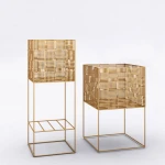 ขาย กระถางต้นไม้สำหรับตกแต่งบ้านและสวน Iron Flower Shelf ราคา พิเศษ