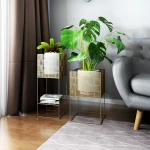 ขาย กระถางต้นไม้สำหรับตกแต่งบ้านและสวน Iron Flower Shelf ราคาลดพิเศษ