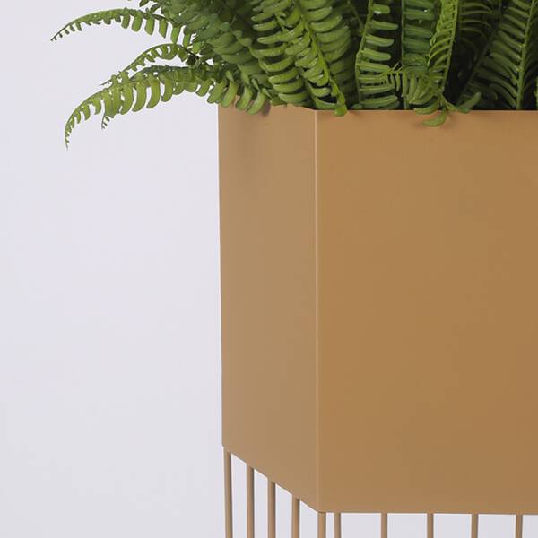 ขาย กระถางต้นไม้สำหรับตกแต่งบ้านและสวน Hexagon Decorative Flower Pot ราคา ลด พิเศษ