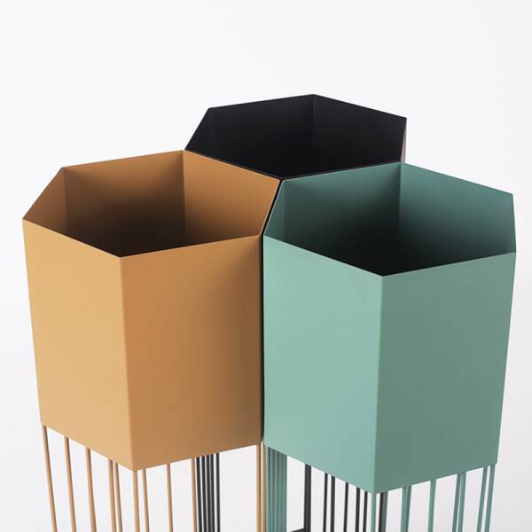 ขาย กระถางต้นไม้สำหรับตกแต่งบ้านและสวน Hexagon Decorative Flower Pot ราคา ลด