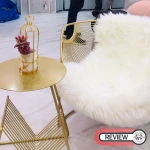 รีวิว โต๊ะข้าง อเนกประสงค์ โครงสร้างเหล็ก พร้อมช่องเก็บของ สีทอง