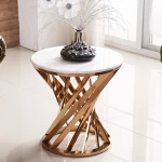 Side Table โต๊ะข้างท็อปหินอ่อน