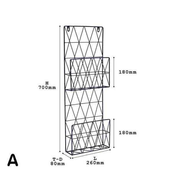 ขาย ชั้นเก็บหนังสือติดผนัง Wall Hanging Book Shelf ขนาด