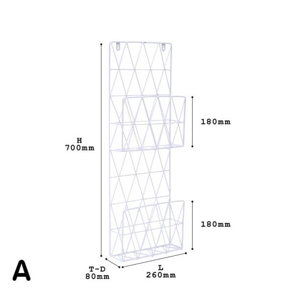 ขาย ชั้นเก็บหนังสือติดผนัง Wall Hanging Book Shelf ขนาด2