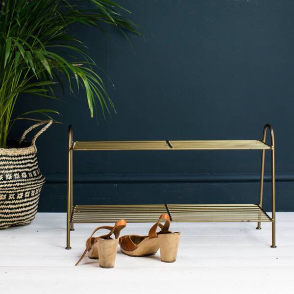 ขาย ชั้นวางรองเท้าเหล็ก Golden Shoes Rack ราคา