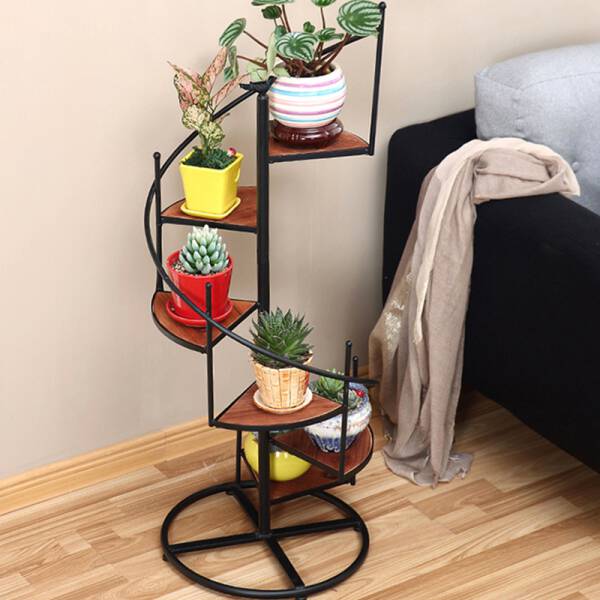 ขาย ชั้นวางกระถางต้นไม้บันไดวน Spiral Staircase Flower Pot Shelf พิเศษ