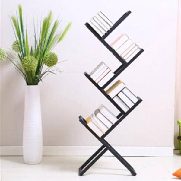 ขาย ชั้นเก็บหนังสือตั้งพื้นโครงเหล็ก Metal Book Shelf ลดราคา