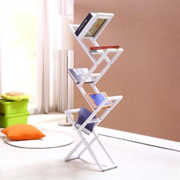 ขาย ชั้นเก็บหนังสือตั้งพื้นโครงเหล็ก Metal Book Shelf