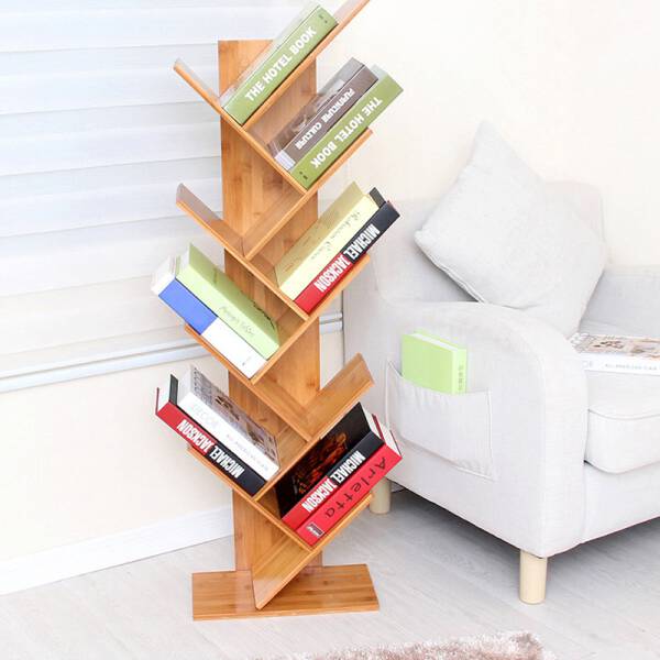 ขาย ชั้นเก็บหนังสือตั้งพื้น Wooden Book Shelf พิเศษ