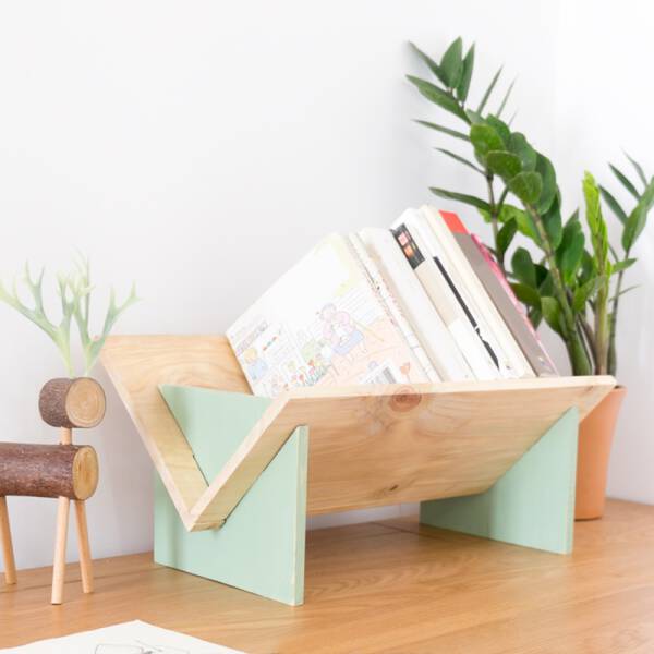 ขาย ชั้นเก็บหนังสือบนโต๊ะ Creative Design Table Book Shelf ลด ราคา