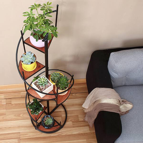 ขาย ชั้นวางกระถางต้นไม้บันไดวน Spiral Staircase Flower Pot Shelf ราคา