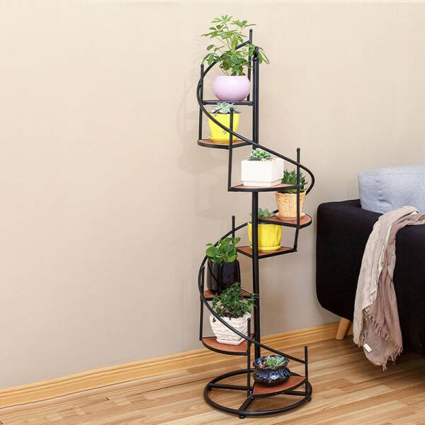 ขาย ชั้นวางกระถางต้นไม้บันไดวน Spiral Staircase Flower Pot Shelf