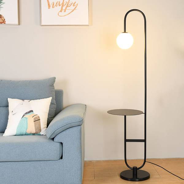 โต๊ะข้างโคมไฟตั้งพื้นสไตล์อาร์ตเดโค - Art Deco Side Table Lamp - Image 3