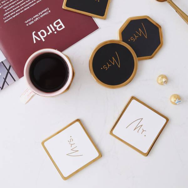 ขาย แผ่นรองแก้วหิน Mr.&Mrs. Coaster พิเศษ ลด ราคา