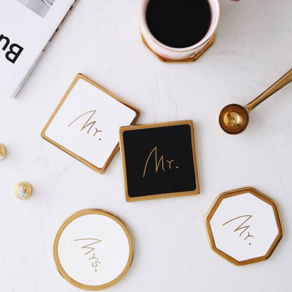 ขาย แผ่นรองแก้วหิน Mr.&Mrs. Coaster พิเศษลดราคา