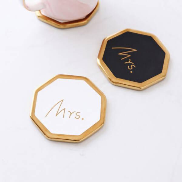 ขาย แผ่นรองแก้วหิน Mr.&Mrs. Coaster พิเศษราคา