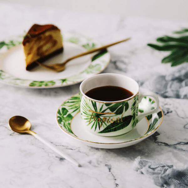 ขาย ถ้วยกาแฟเซรามิค Tropical Ceramic Cup ราคา