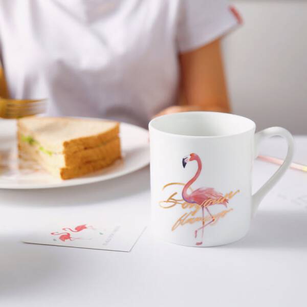 ขาย แก้วเซรามิคลายฟลามิงโก Flamingo Mug ลด