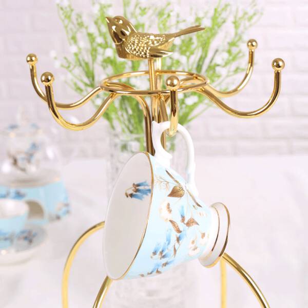 ขาย ชั้นวางจานถ้วยสไตล์ยุโรป Golden Bird Kitchen Holder ราคา