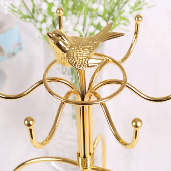 ขาย ชั้นวางจานถ้วยสไตล์ยุโรป Golden Bird Kitchen Holder ลด ราคา