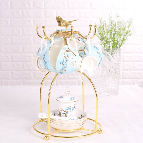 ขาย ชั้นวางจานถ้วยสไตล์ยุโรป Golden Bird Kitchen Holder พิเศษ ราคา