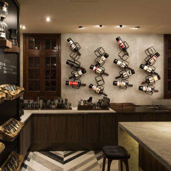 ขาย ชั้นแขวนไวน์ติดผนัง Vintage Wine Rack พิเศษ