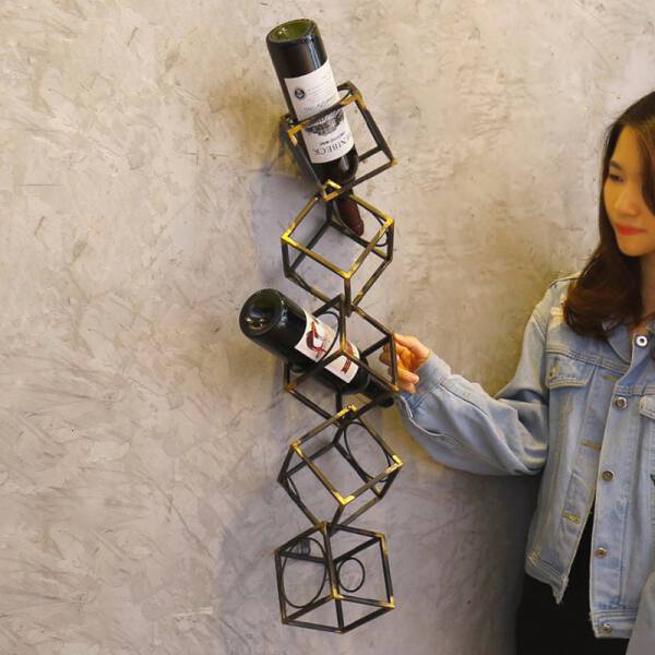 ขาย ชั้นแขวนไวน์ติดผนัง Vintage Wine Rack ราคา