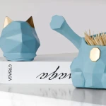ขาย กล่องเก็บคอนตอนบัด Cat Cotton Bud Holder ราคา