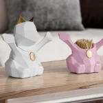 ขาย กล่องเก็บคอนตอนบัด Cat Cotton Bud Holder พิเศษ ราคา ลด
