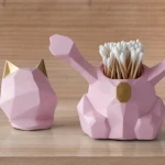 ขาย กล่องเก็บคอนตอนบัด Cat Cotton Bud Holder ราคา ลด พิเศษ