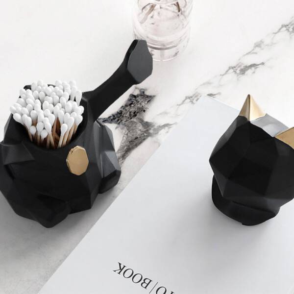 ขาย กล่องเก็บคอนตอนบัด Cat Cotton Bud Holder ราคา พิเศษ