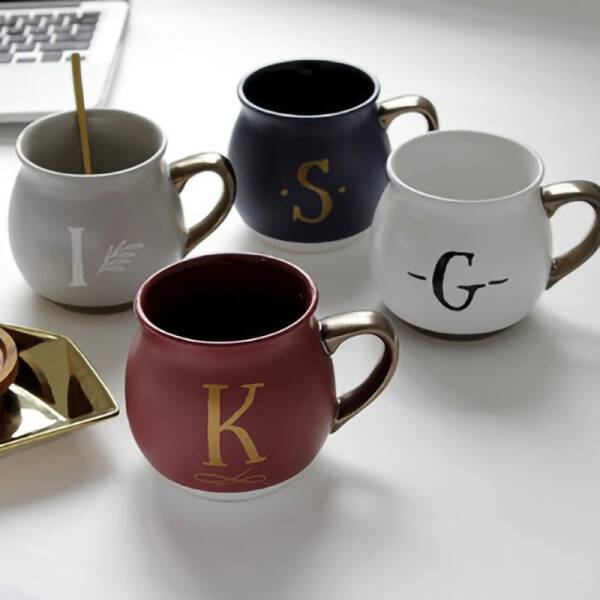 ขาย แก้วเซรามิค Alphabet Cup ลด ราคา