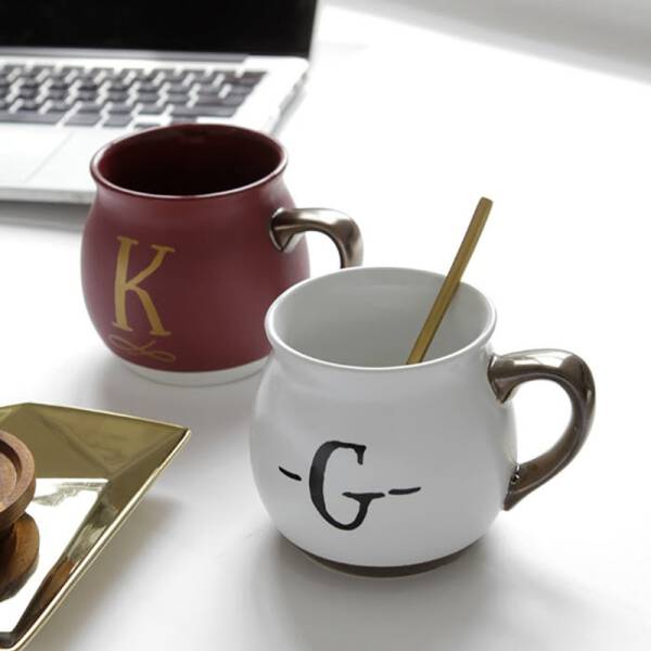ขาย แก้วเซรามิค Alphabet Cup ลดราคา