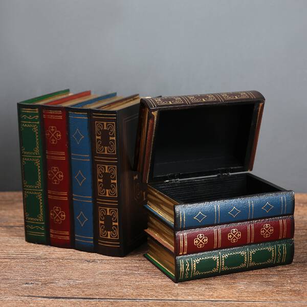 ขาย กล่องใส่ของทรงหนังสือวินเทจ Storage Vintage Box พิเศษ