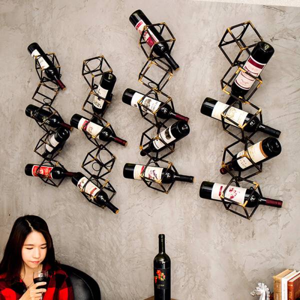 ขาย ชั้นแขวนไวน์ติดผนัง Vintage Wine Rack