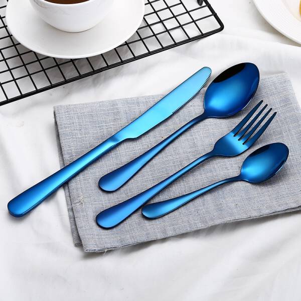 ขาย ชุดช้อนส้อมหลากสี Colorful Cutlery Set ลด ราคา