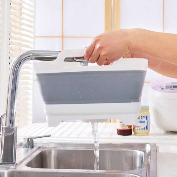 ขาย ตะกร้าล้างผัก/ผลไม้พับได้ Multi-function Foldable Sink