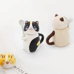 ขาย แก้วกาแฟลายน้องเหมียว Ceramic Cat Mug พิเศษ ลด ราคา