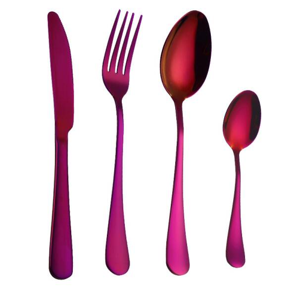 ขาย ชุดช้อนส้อมหลากสี Colorful Cutlery Set