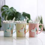 ขาย แก้วกาแฟลายยูนิคอร์น Ceramic Unicorn Mug พิเศษ ลดราคา