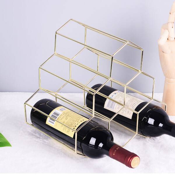 ขาย ชั้นวางไวน์ทรงรังผึ้ง Bee Hive Wine Rack ลด